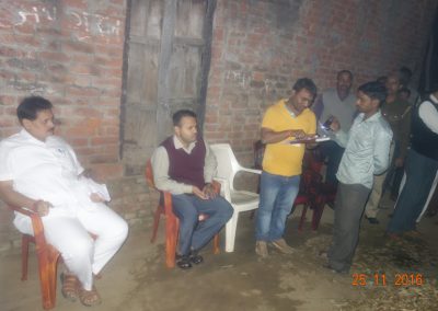 Meeting with villaggers  at Tkiya Sultanpur