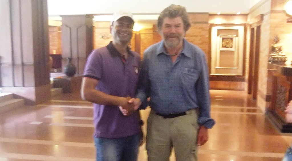 with-legendary-mountaineer-reihnold-messener-with-kathmandu