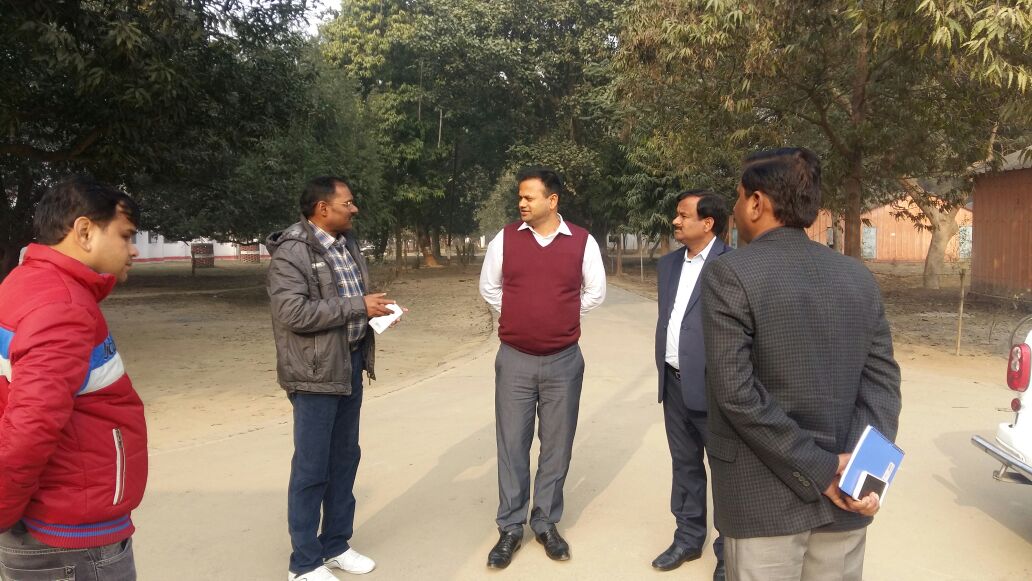 Inspection at 27th Bataliyan PAC Guest House Sitapur