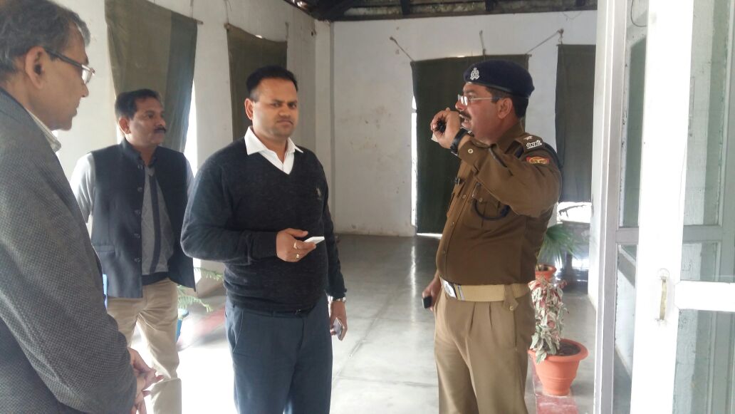 Inspection at 11 Th Bataliyan PAC Guest House Sitapur