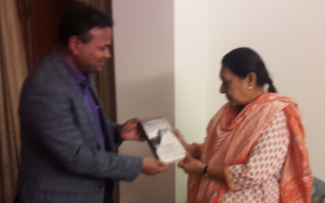 With Hon’ble Governor of Madhya Pradesh Smt. Anandiben Patel..!
