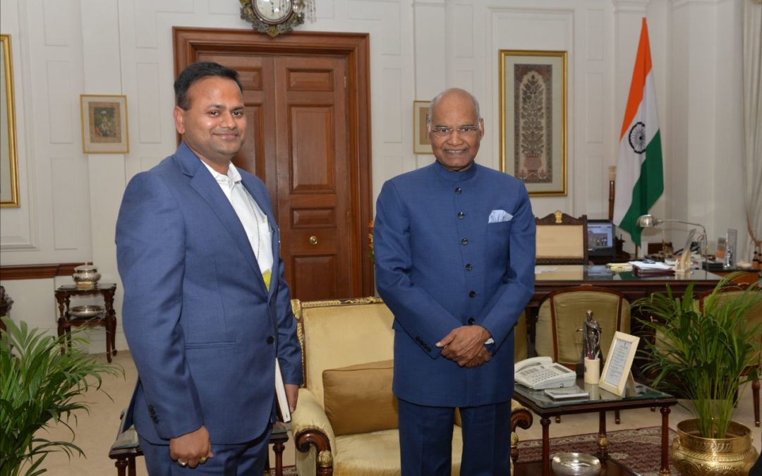 With Hon’ble President of India at Rashtrapati Bhawan