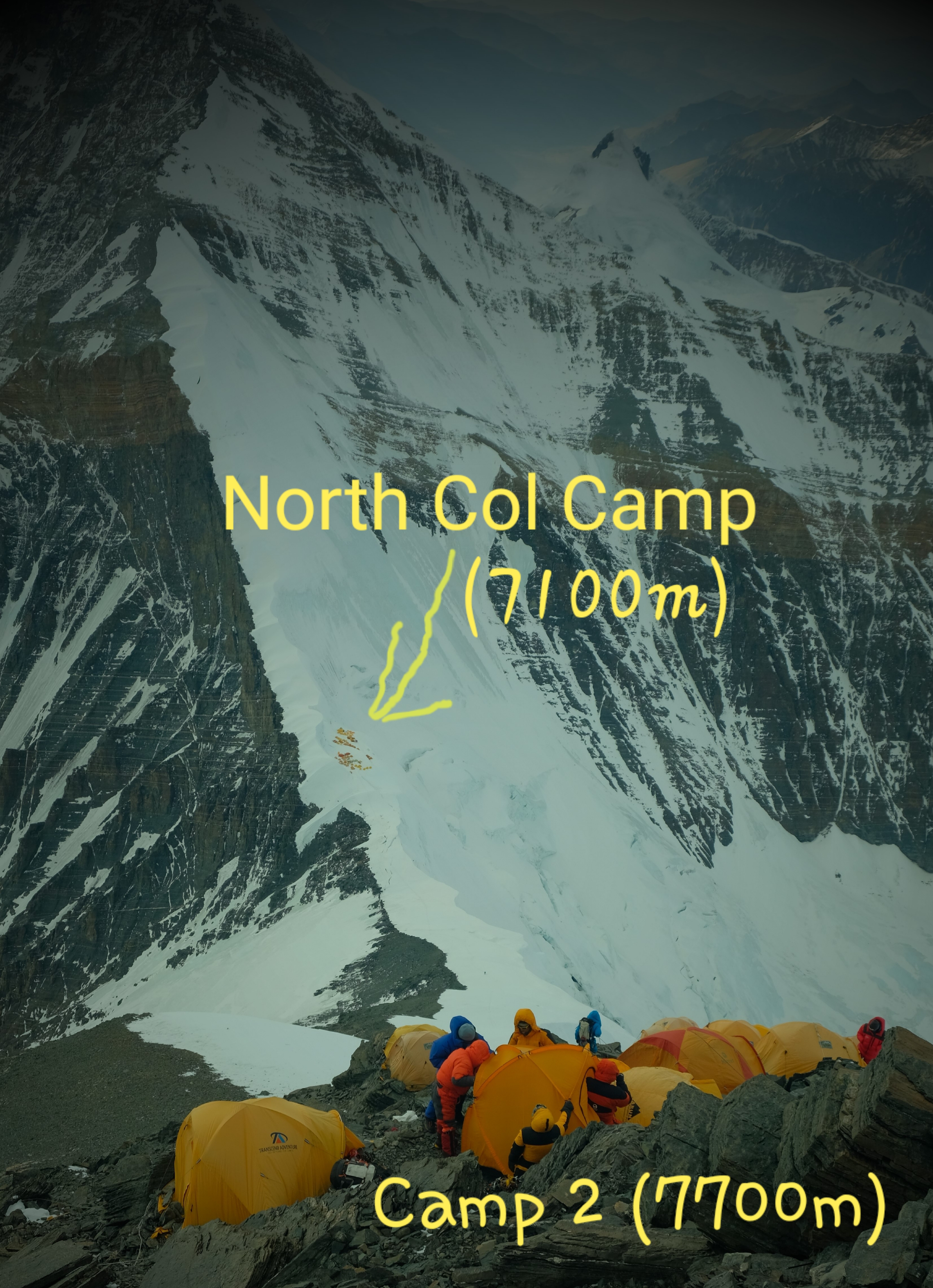 Camp 2 - Everest 2019 - North route