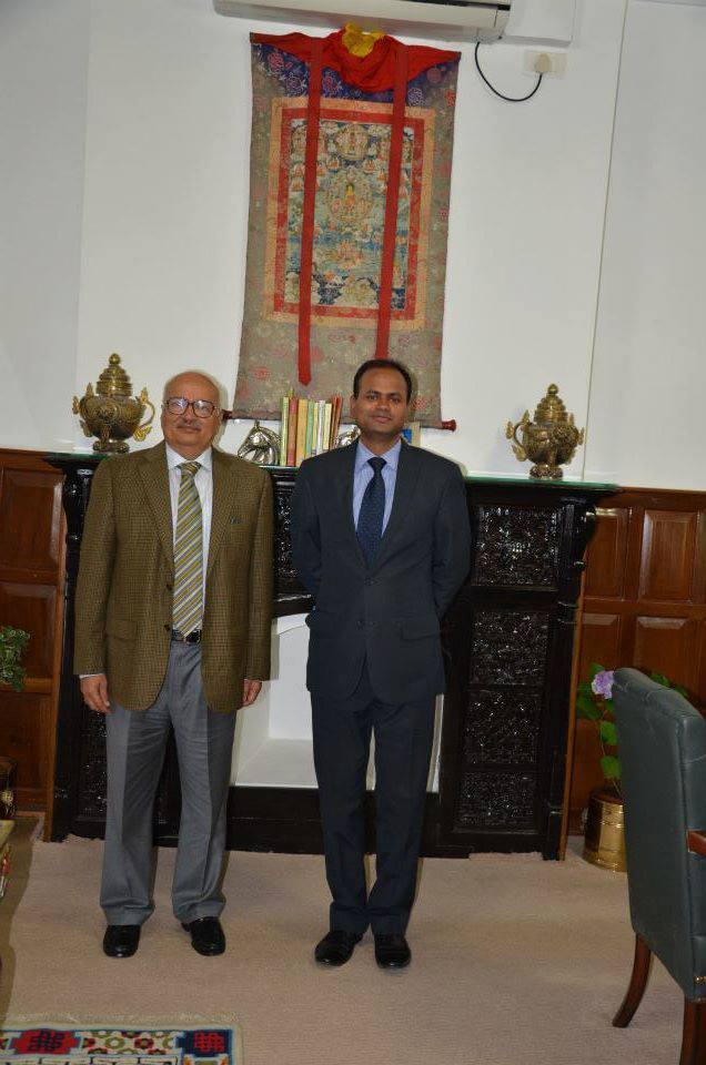 With Governor Sikkim 2013