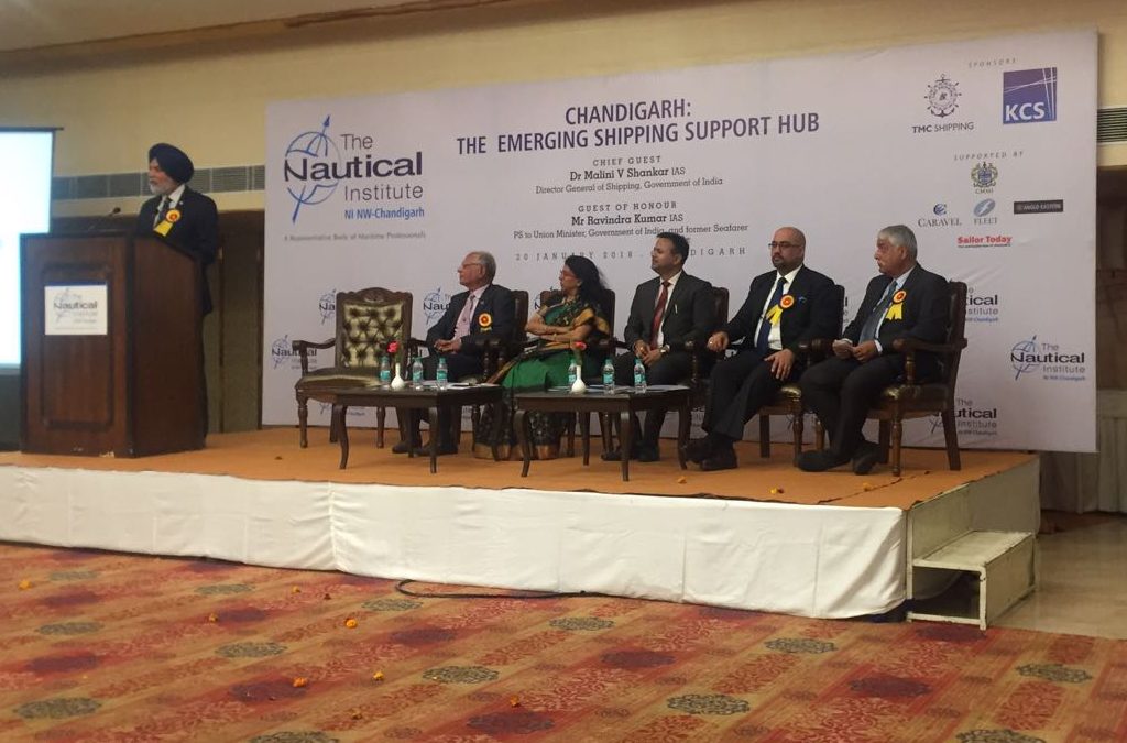 Attended a Seminar on Shipping as Guest of Honour ( Chandigarh, 20th Jan. 2018)